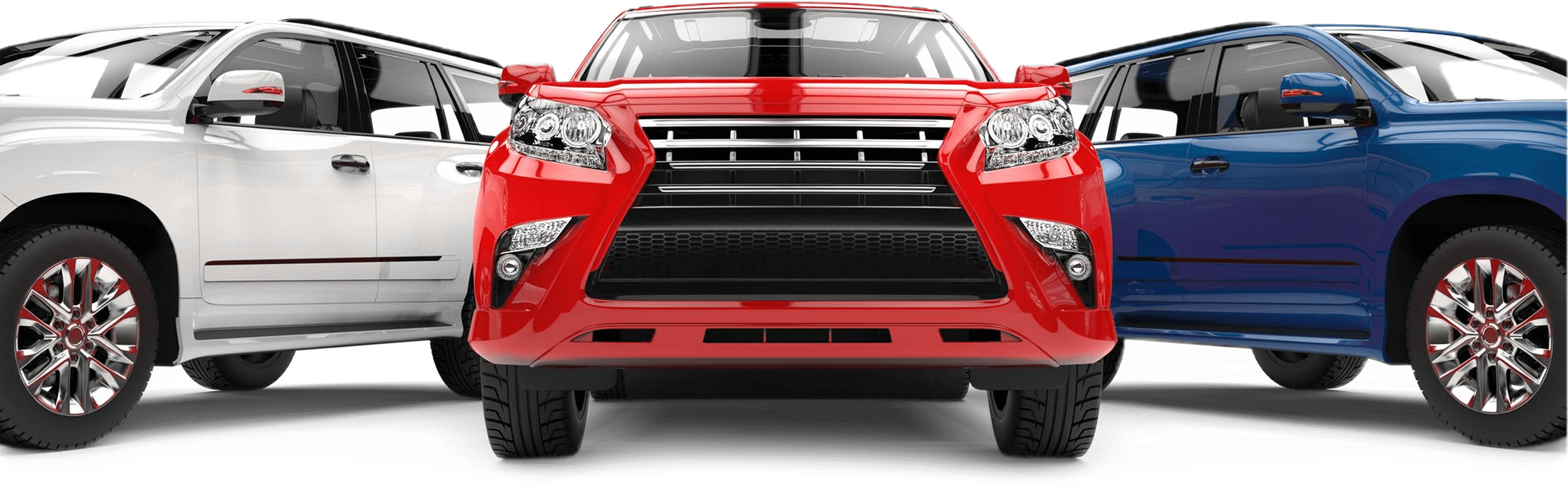 white-red-blue-car